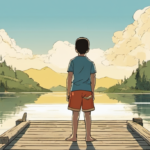 Zac and Dylan Efron Show Off Abs on Lake Getaway — AI-generated editorial illustration