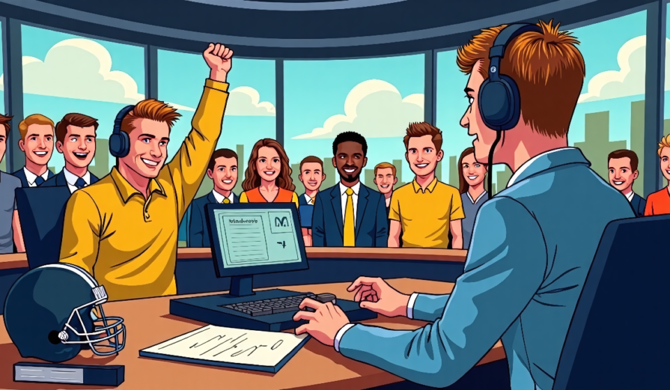 Joel Klatt Show Highlights: Polygraph Tests & Michigan All‑Time Team — AI-generated editorial illustration