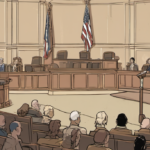 Massachusetts Jury’s Mistrial Leaves Lindsay Clancy Uncertain — AI-generated editorial illustration