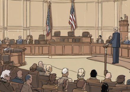 Massachusetts Jury’s Mistrial Leaves Lindsay Clancy Uncertain — AI-generated editorial illustration