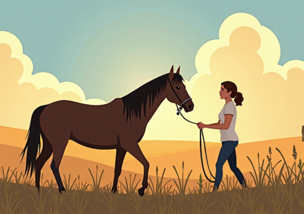 From 9/11 Loss to Equine Healing: Kayla Fallon Smith’s Legacy — AI-generated editorial illustration