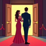 Cassie and Alex Fine Return to Public Eye with London Premiere — AI-generated editorial illustration