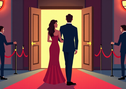 Cassie and Alex Fine Return to Public Eye with London Premiere — AI-generated editorial illustration