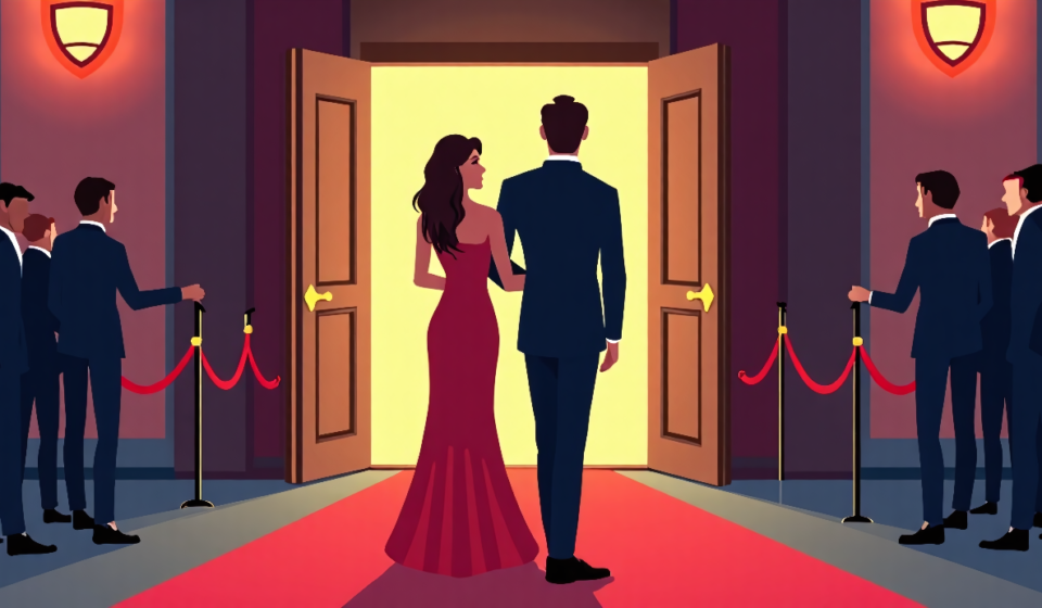 Cassie and Alex Fine Return to Public Eye with London Premiere — AI-generated editorial illustration