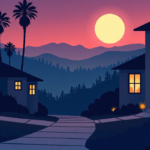 Tarantino’s Hollywood Hills Home Breached by Trespasser — AI-generated editorial illustration