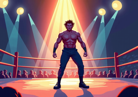Will Ospreay Reveals Secrets Behind AEW All In: London 2026 Entrance — AI-generated editorial illustration