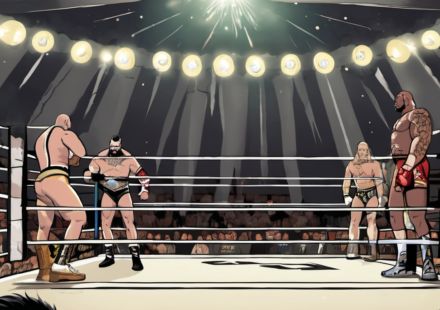 AEW Must Give Former WWE Stars Clear Purpose, Says Vince Russo — AI-generated editorial illustration