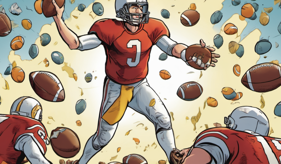 Patriots QB Drake Maye Blames Patience Loss for 3‑Pick Night Loss — AI-generated editorial illustration