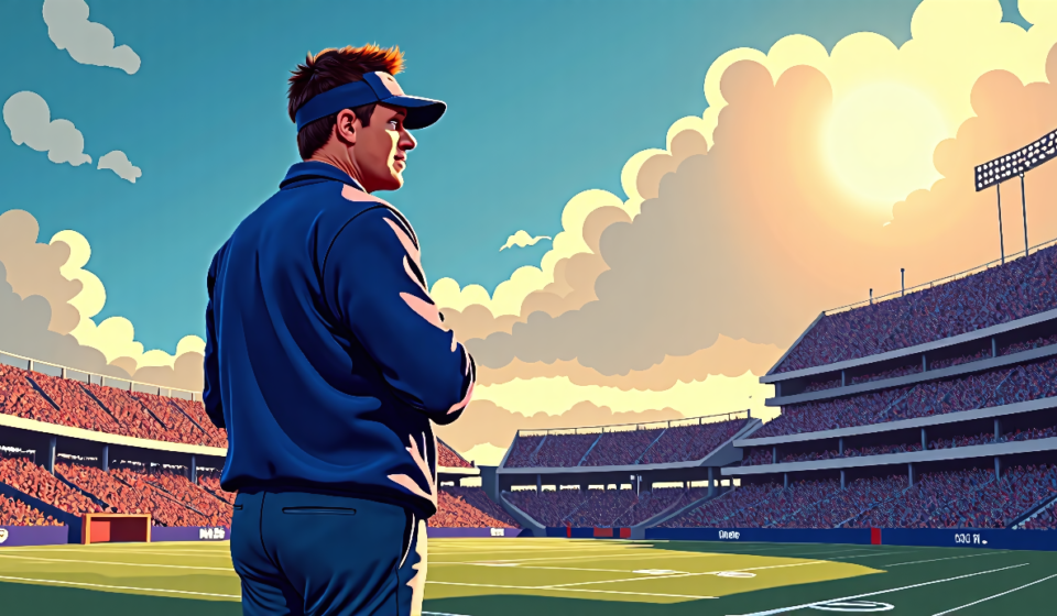 John Harbaugh’s 2026 Coach of the Year Bid: Can He Revive the Giants? — AI-generated editorial illustration