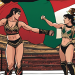 Tessa Blanchard to Clash with Starlight Kid at CMLL’s 93rd Aniversario Build — AI-generated editorial illustration