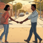 Post Malone & Christy Lee Spotted Together After Engagement — AI-generated editorial illustration