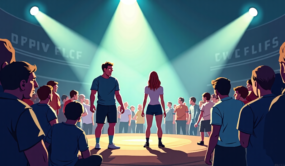 Malakai Black & Xelina Set to Light Up OTT’s Dublin BlackEND Show — AI-generated editorial illustration