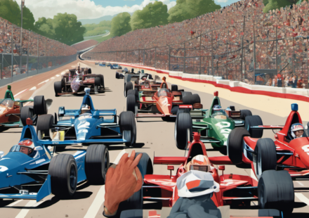The 10 Greatest IndyCar Drivers and Where Alex Palou Stands — AI-generated editorial illustration