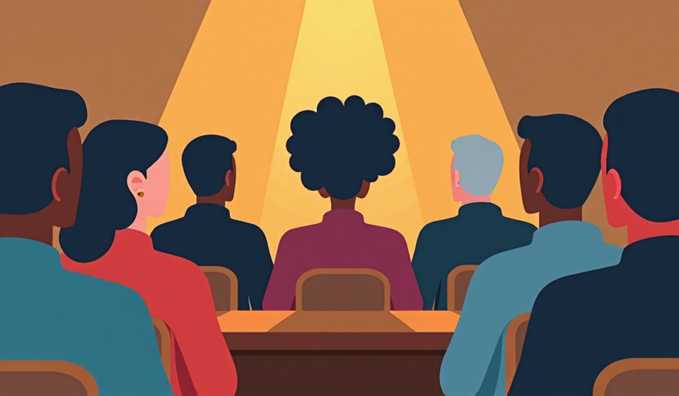 Only Black Juror in Lindsay Clancy Trial Highlights Racial Diversity Issues — AI-generated editorial illustration