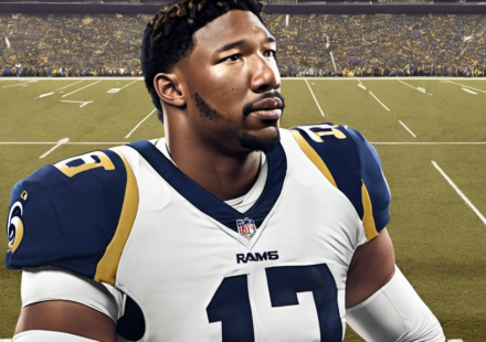 Myles Garrett Calls Rams Debut His ‘Worst Version’ on Field — AI-generated editorial illustration