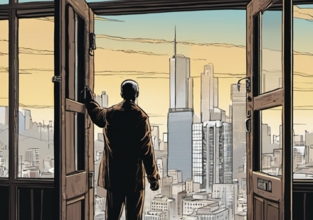 A Son’s Legacy: From 9/11 Hero to Grief‑Support Founder — AI-generated editorial illustration