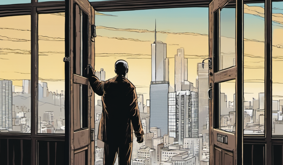 A Son’s Legacy: From 9/11 Hero to Grief‑Support Founder — AI-generated editorial illustration