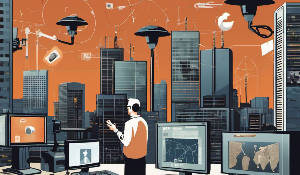 From Fortresses to Frontlines: How Lone Actors Now Threaten America — AI-generated editorial illustration