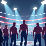 WWE Double‑Tapes Raw & SmackDown in Brooklyn Before Crown Jewel — AI-generated editorial illustration