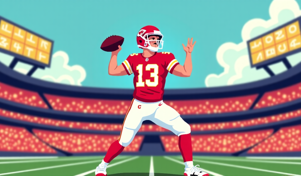 Patrick Mahomes: The Smart 2026 NFL MVP Bet — AI-generated editorial illustration