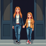Kim Zolciak and Daughter Quiet After Kroy Jr. Hearing — AI-generated editorial illustration
