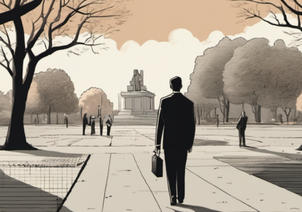 Steve Hartman Revisits Flight 93 Site 25 Years After 9/11 — AI-generated editorial illustration