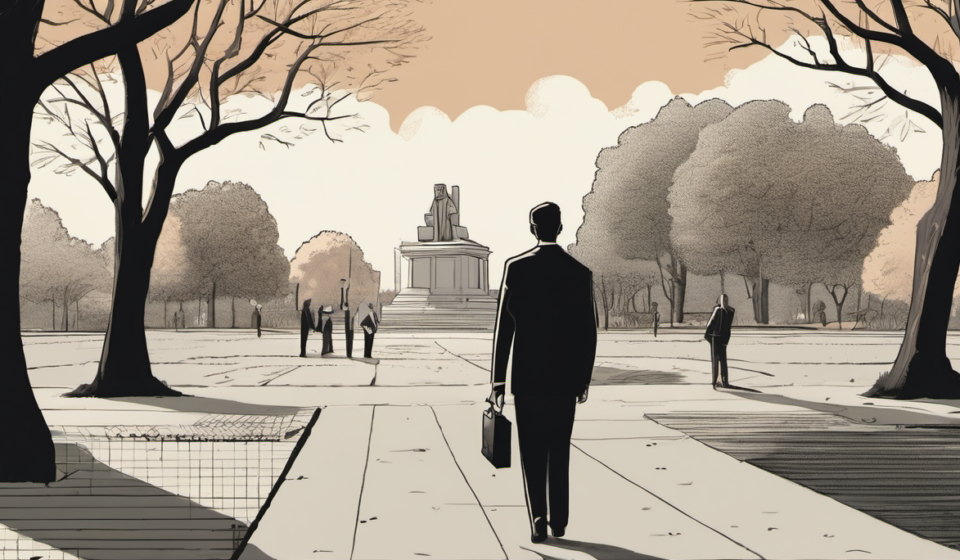 Steve Hartman Revisits Flight 93 Site 25 Years After 9/11 — AI-generated editorial illustration