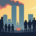 25 Years After 9/11: A Nation’s Memory Captured in Photos — AI-generated editorial illustration