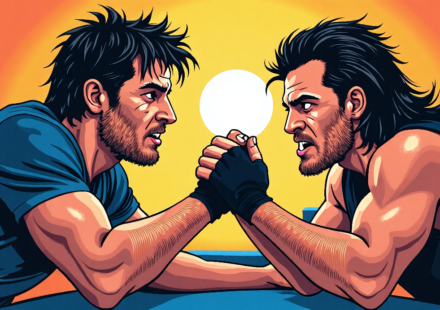 Mick Foley & Rob Schamberger Release Hand‑Signed Limited Art Print — AI-generated editorial illustration