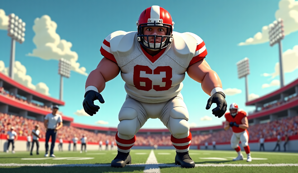 Colorado’s 380‑Pound 2‑Way Lineman Makes Big Impact in Season Opener — AI-generated editorial illustration