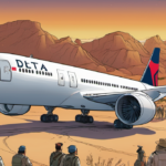 Andrew Garfield’s Delta Flight Diverts to New Mexico After ‘Electrical Odor’ — AI-generated editorial illustration