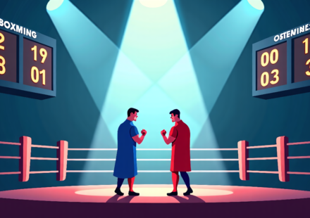 Where to Bet on Ryan Garcia vs. Connor Benn This Weekend — AI-generated editorial illustration