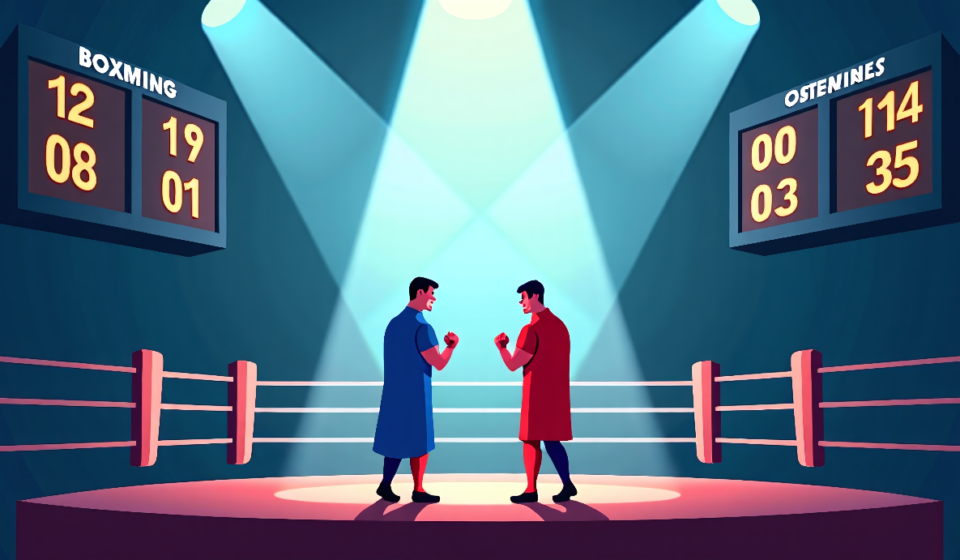 Where to Bet on Ryan Garcia vs. Connor Benn This Weekend — AI-generated editorial illustration