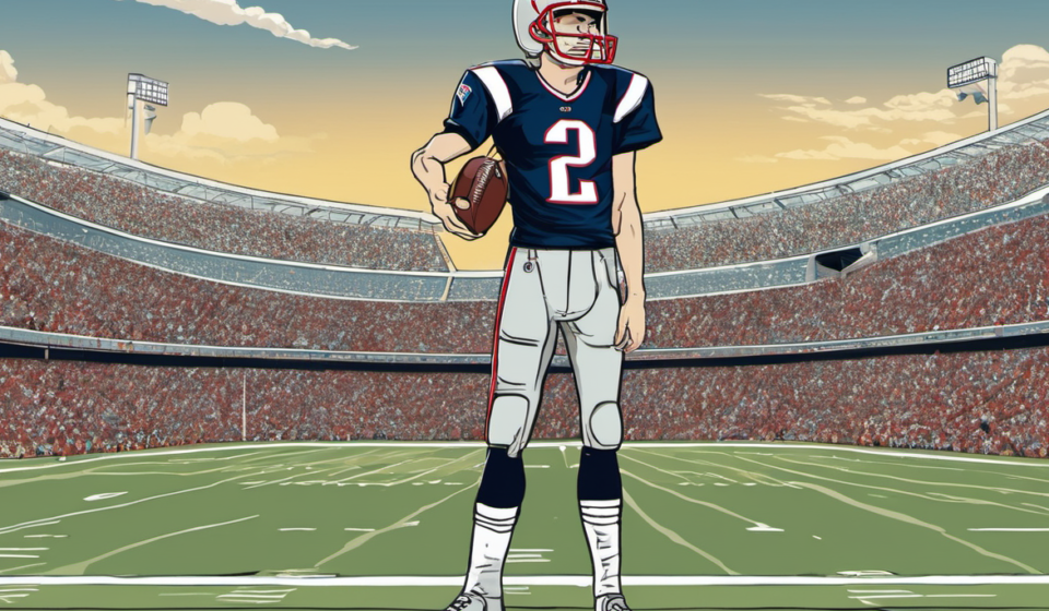 Drake Maye Clears Final Hurdle to Become Patriots’ Franchise QB — AI-generated editorial illustration