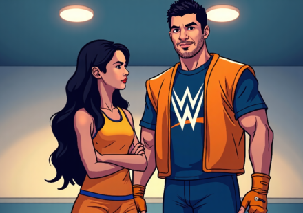 Rey Mysterio Updates on Aalyah’s WWE Training and Classic Theme Tease — AI-generated editorial illustration
