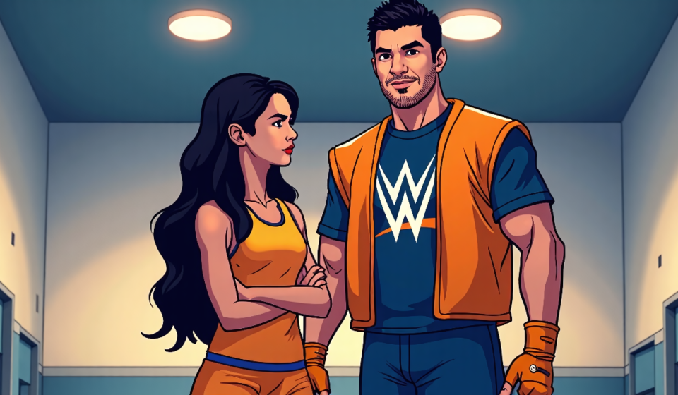 Rey Mysterio Updates on Aalyah’s WWE Training and Classic Theme Tease — AI-generated editorial illustration