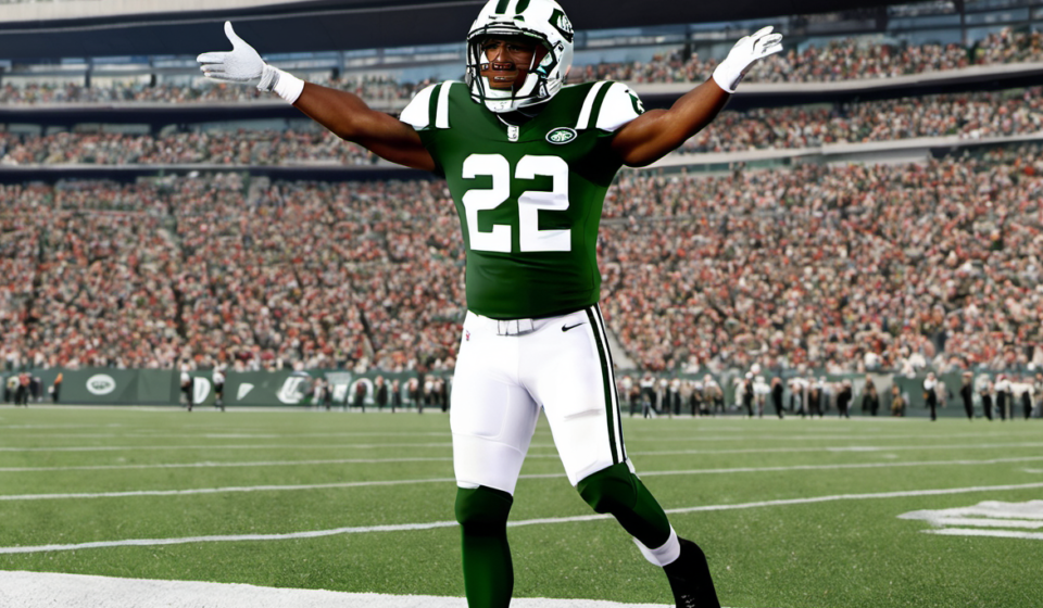 Garrett Wilson Says Jets Playoff Chances Are ‘Very Realistic’ — AI-generated editorial illustration
