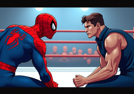 Matt Cardona & Brian Myers Star on Spider‑Man Variant Cover — AI-generated editorial illustration