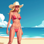 Kelsea Ballerini Celebrates 33rd Birthday with Stunning Bikini Shots — AI-generated editorial illustration