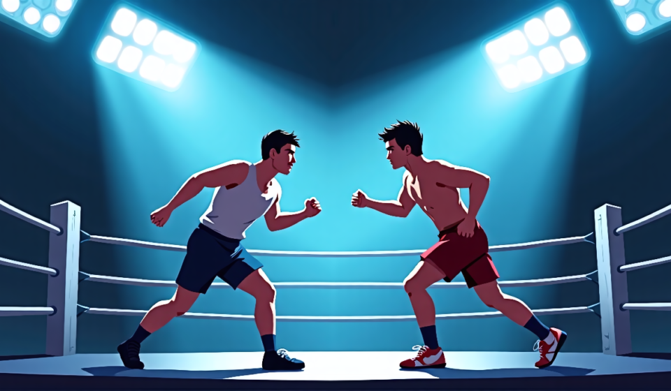 Claudio Castagnoli vs. Shingo Takagi Set for NJPW Destruction in Kobe — AI-generated editorial illustration
