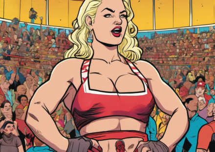 Mandy Rose Open to Any Wrestling Offer, Says She’d Take Any Call — AI-generated editorial illustration