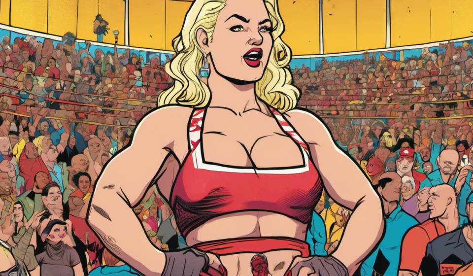 Mandy Rose Open to Any Wrestling Offer, Says She’d Take Any Call — AI-generated editorial illustration