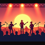 Oklahoma Roots Rock: Jason Scott & The High Heat Blaze on Saturday Sessions — AI-generated editorial illustration