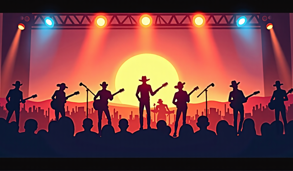 Oklahoma Roots Rock: Jason Scott & The High Heat Blaze on Saturday Sessions — AI-generated editorial illustration