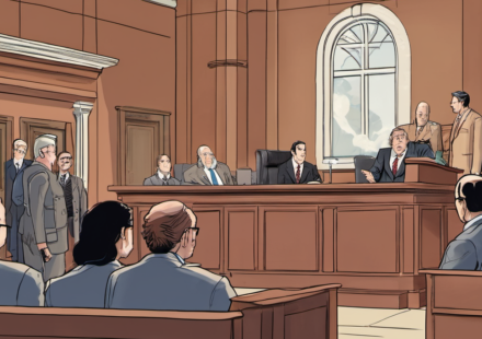Plymouth DA May Break No‑Deal Rule After Lindsay Clancy Mistrial — AI-generated editorial illustration