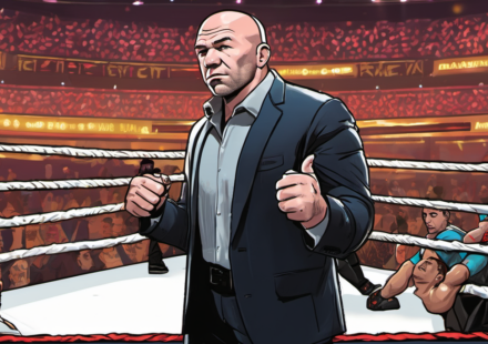 Dana White Hypes Ryan Garcia as Boxing’s Next Face‑of‑Sport — AI-generated editorial illustration
