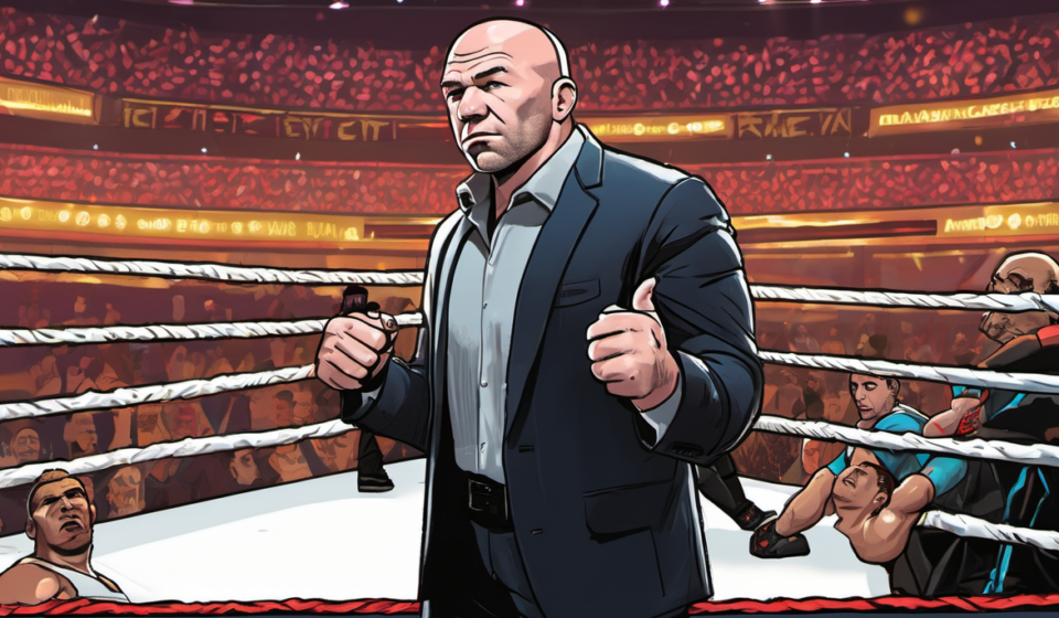 Dana White Hypes Ryan Garcia as Boxing’s Next Face‑of‑Sport — AI-generated editorial illustration