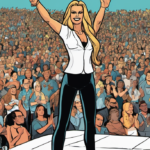 Trish Stratus Headlines GrandeCon 2026 with Q&A and Photo Session — AI-generated editorial illustration