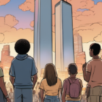 Connecting Generations: The ‘Never Forget’ Mission of the 9/11 Memorial — AI-generated editorial illustration