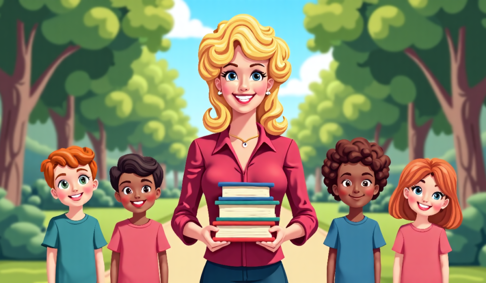 Dolly Parton: From Stardom to Philanthropy and the Book Lady — AI-generated editorial illustration